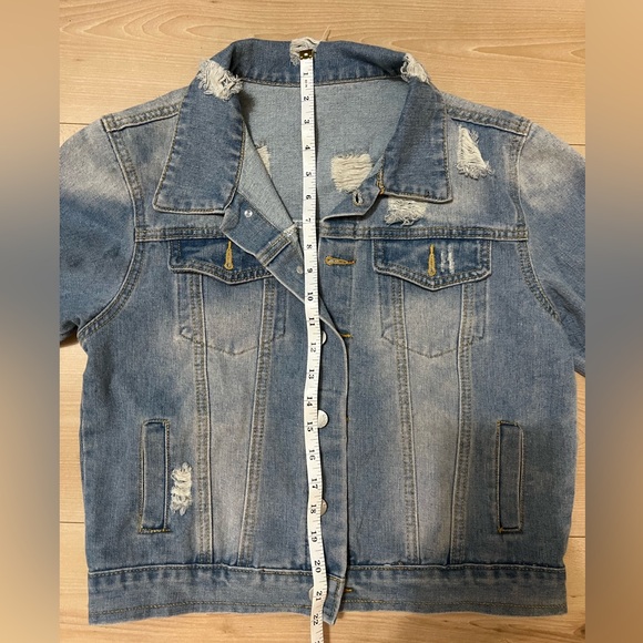 Women’s Denim Jacket Size M Medium - Picture 13 of 14